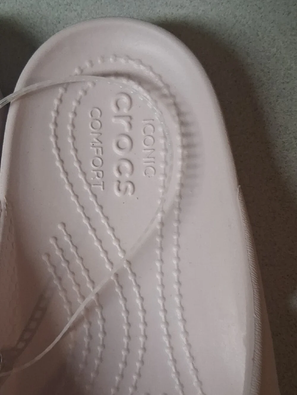 BNWT WOMENS CROCS Kadee II Flip Sandals in Blush Pink Size 8
